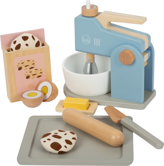 Image of Small foot 12248 - Mixer-Set tasty für Kinderküche Holz 10-teilig