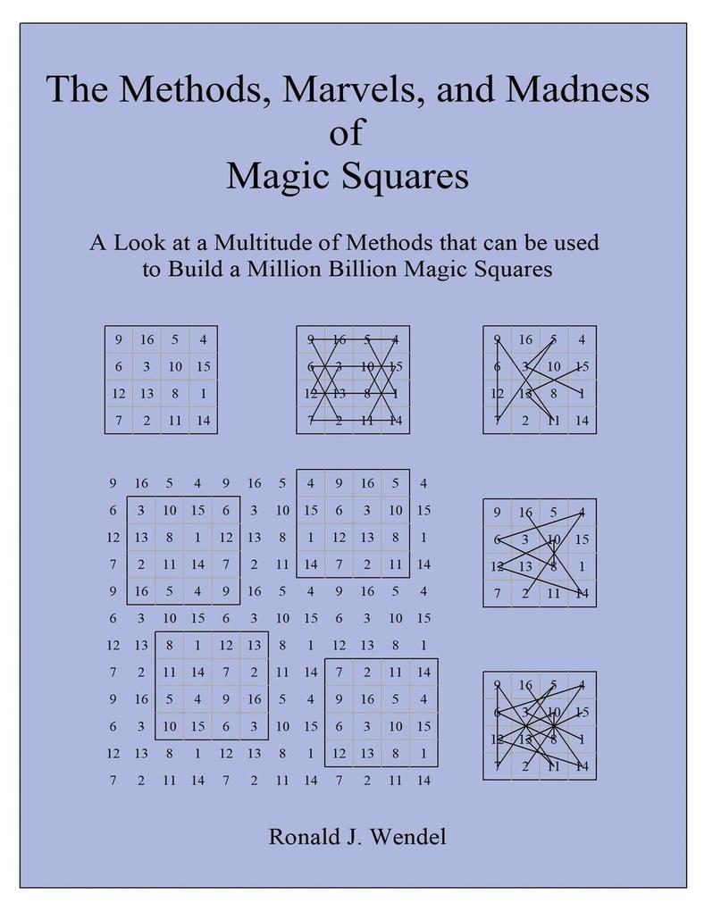 The Methods Marvels and Madness of Magic Squares