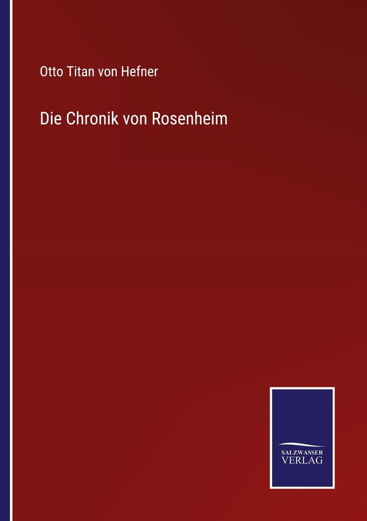 Die Chronik von Rosenheim