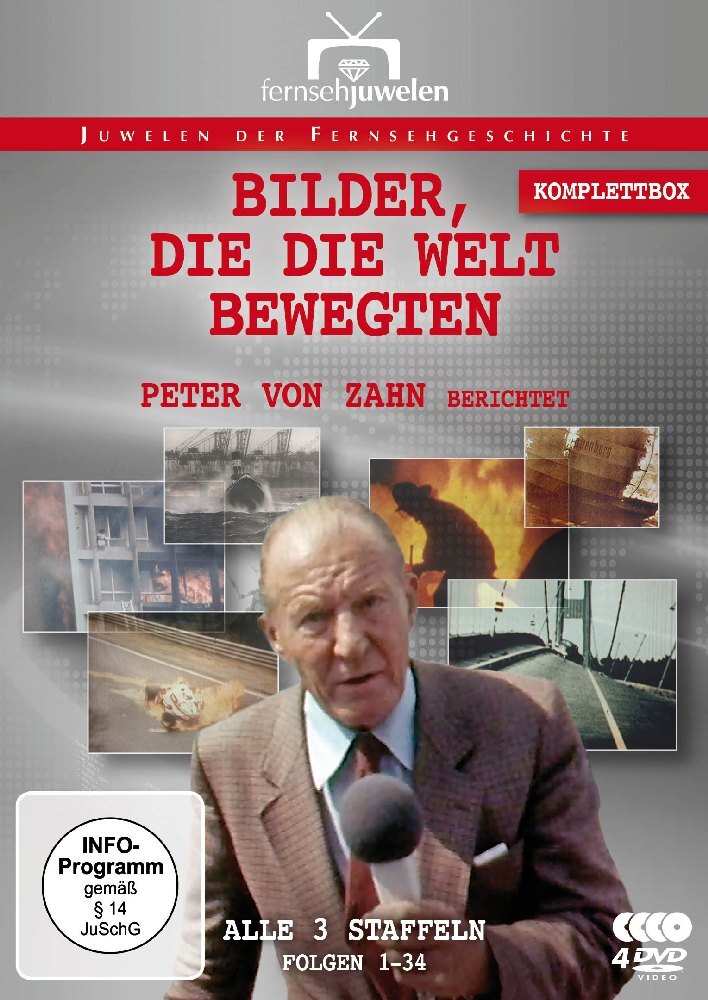 Bilder die die Welt bewegten - Peter von Zahn berichtet (Komplettbox) (4 DVDs)