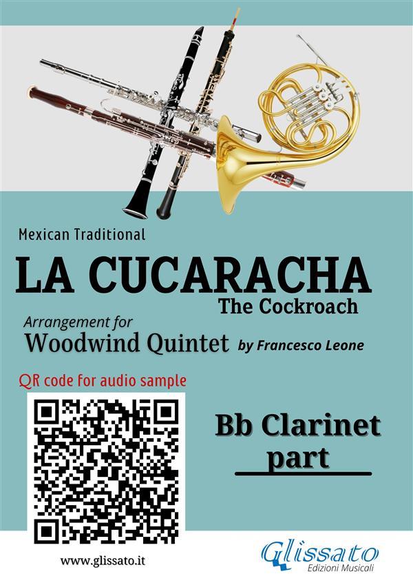 Bb Clarinet part of La Cucaracha for Woodwind Quintet