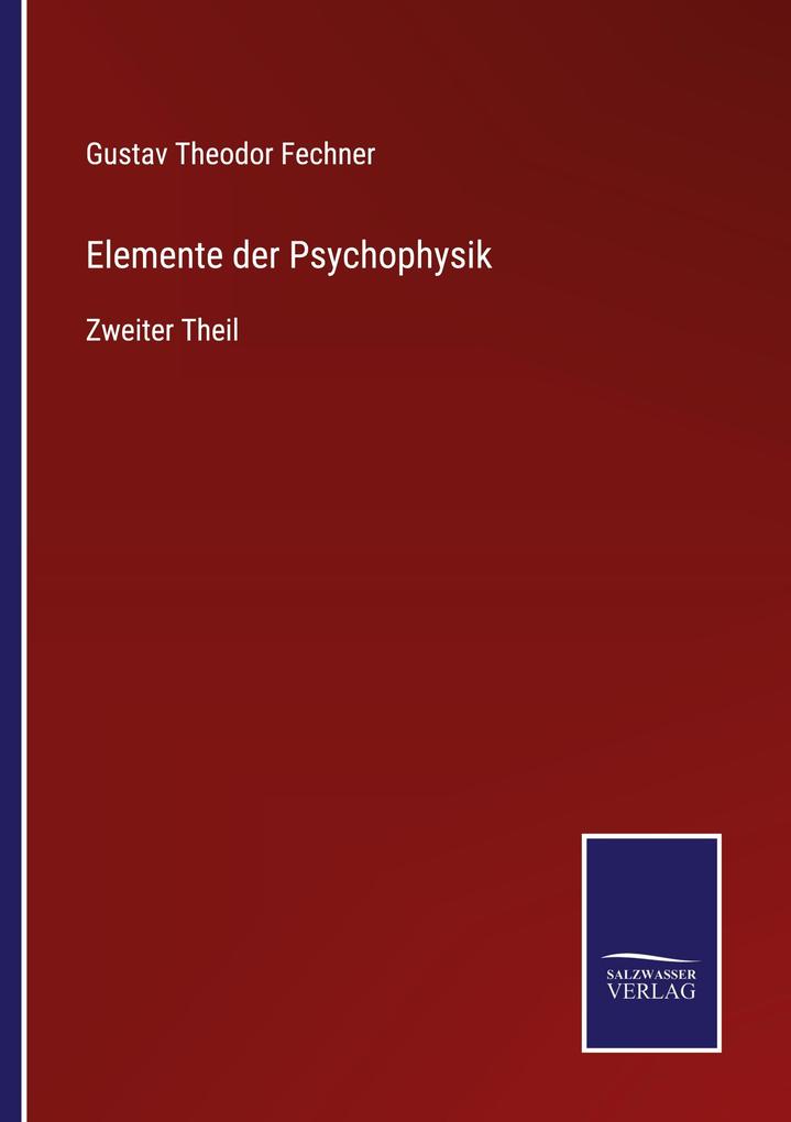 Elemente der Psychophysik