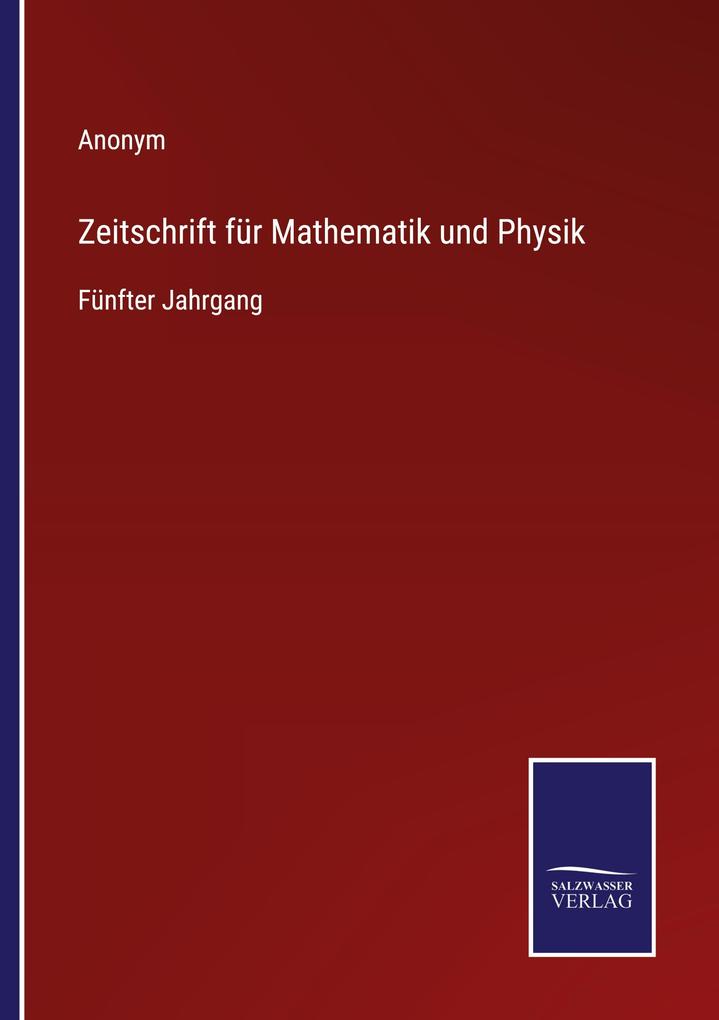 Zeitschrift für Mathematik und Physik