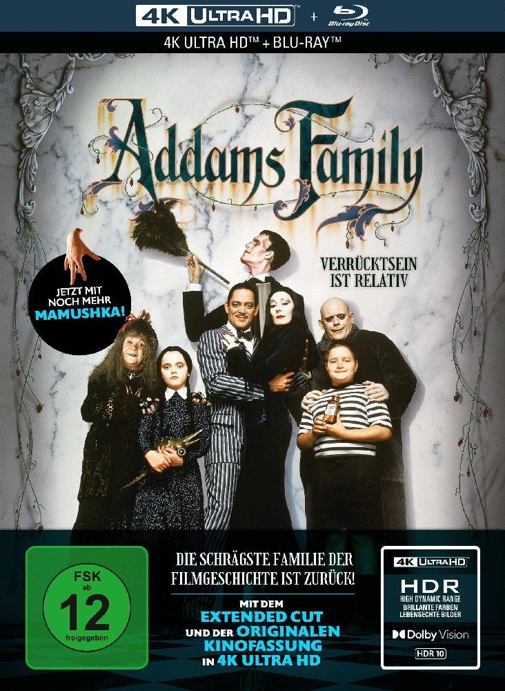 Addams Family 4K1 UHD Blu-ray + 1 Blu-ray (Limited Collector's Edition im Mediabook)