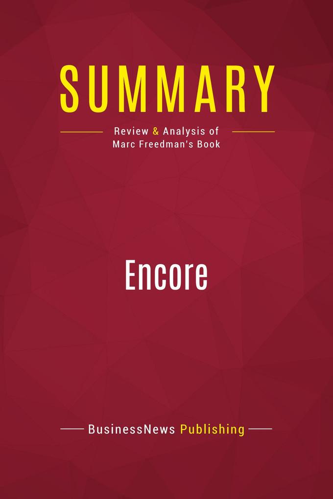 Summary: Encore