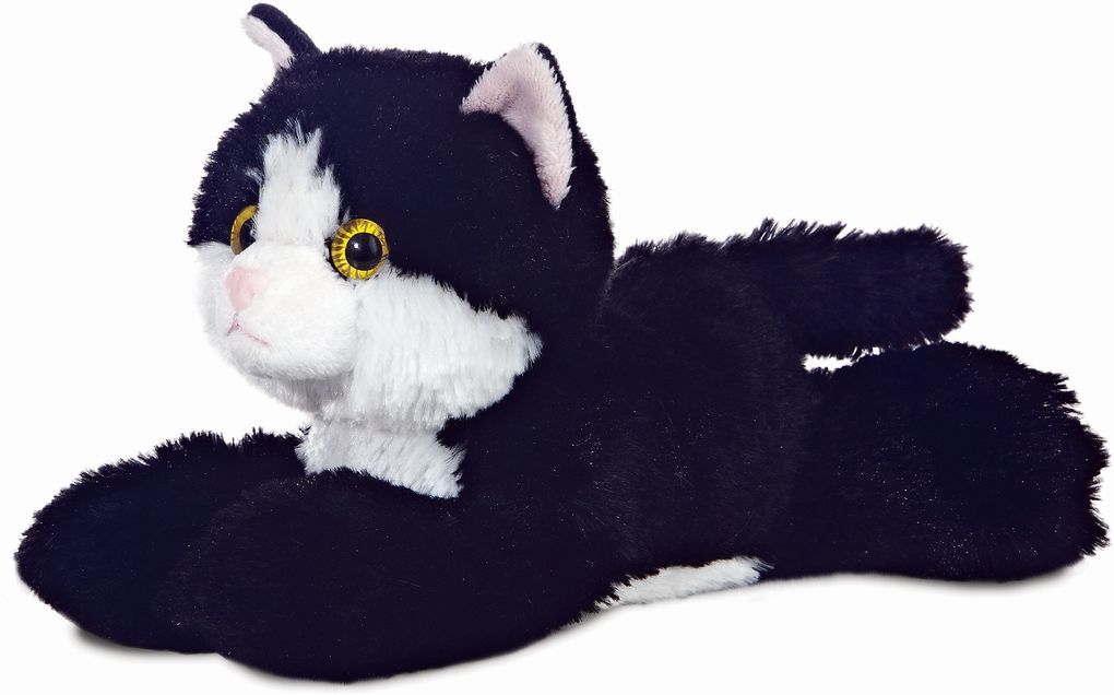 Aurora World - Mini Flopsie - Maynard Katze schwarz/weiß 205cm