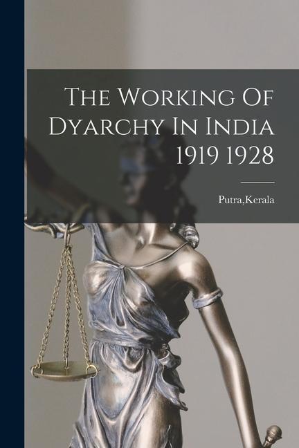The Working Of Dyarchy In India 1919 1928