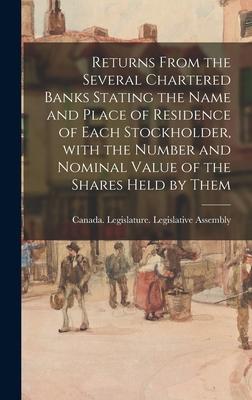Returns From the Several Chartered Banks Stating the Name and Place of Residence of Each Stockholder With the Number and Nominal Value of the Shares