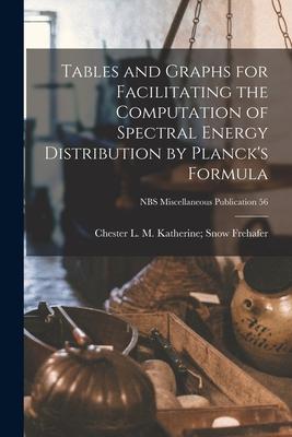 Tables and Graphs for Facilitating the Computation of Spectral Energy Distribution by Planck‘s Formula; NBS Miscellaneous Publication 56