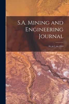 S.A. Mining and Engineering Journal; 26 pt.1 no.1314