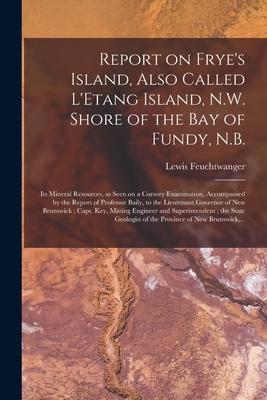Report on Frye‘s Island Also Called L‘Etang Island N.W. Shore of the Bay of Fundy N.B. [microform]: Its Mineral Resources as Seen on a Cursory Exa