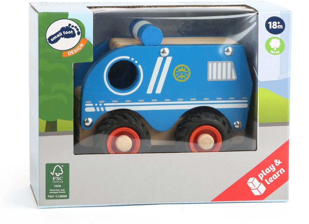 Image of small foot - Polizeifahrzeug