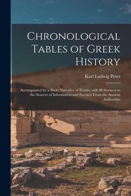 Chronological Tables of Greek History: Accompanied by a Short Narrative of Events With References to the Sources of Information and Extracts From the