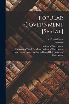Popular Government [serial]; v.39 Supplement