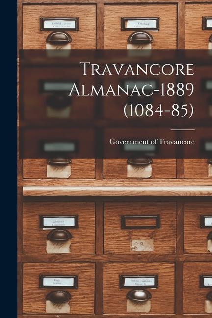 Travancore Almanac-1889 (1084-85)