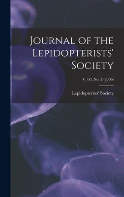 Journal of the Lepidopterists‘ Society; v. 60: no. 1 (2006)