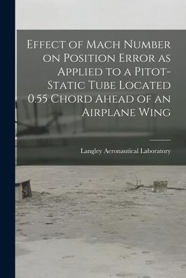 Effect of Mach Number on Position Error as Applied to a Pitot-static Tube Located 0.55 Chord Ahead of an Airplane Wing