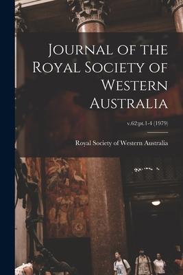 Journal of the Royal Society of Western Australia; v.62: pt.1-4 (1979)