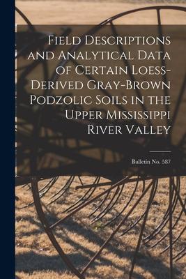 Field Descriptions and Analytical Data of Certain Loess-derived Gray-Brown Podzolic Soils in the Upper Mississippi River Valley; bulletin No. 587