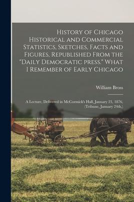 History of Chicago Historical and Commercial Statistics Sketches Facts and Figures Republished From the Daily Democratic Press. What I Remember o