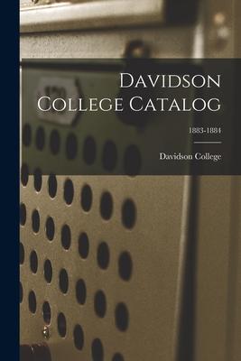 Davidson College Catalog; 1883-1884