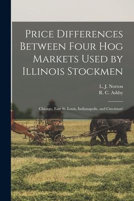 Price Differences Between Four Hog Markets Used by Illinois Stockmen: Chicago East St. Louis Indianapolis and Cincinnati