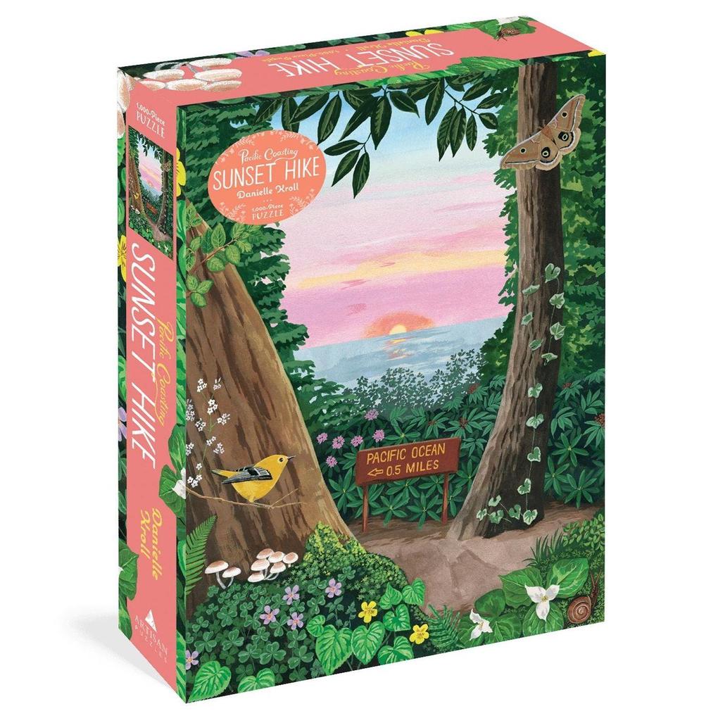Pacific Coasting: Sunset Hike 1000-Piece Puzzle