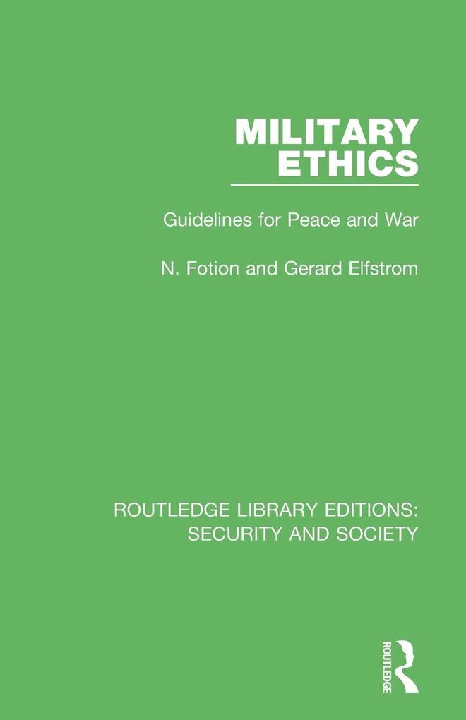 Military Ethics