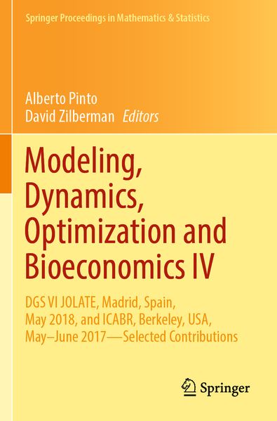 Modeling Dynamics Optimization and Bioeconomics IV