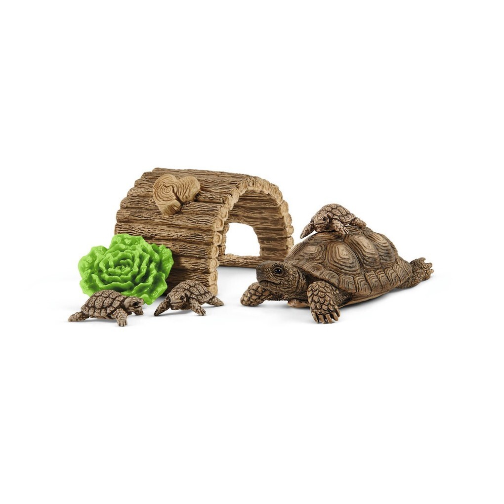 Schleich 42506 - Wild Life Zuhause für Schildkröten Spielset