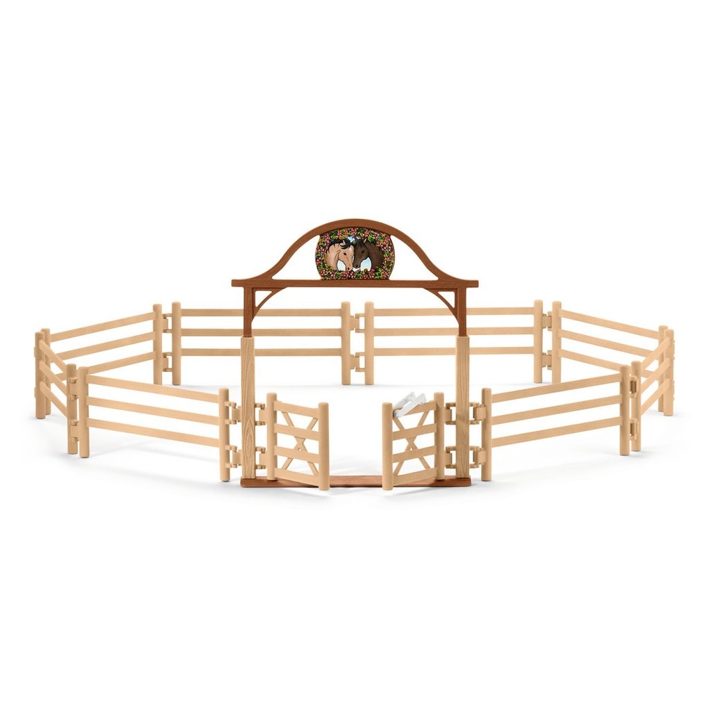 Schleich 42434 - Horse Club Pferdekoppel mit Eingangstor