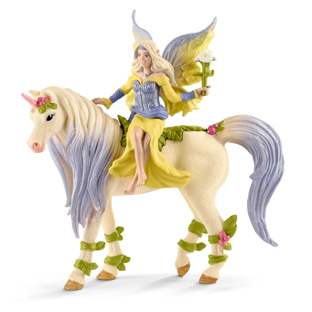 Schleich 70565 - Bayala Sera mit Blüten-Einhorn
