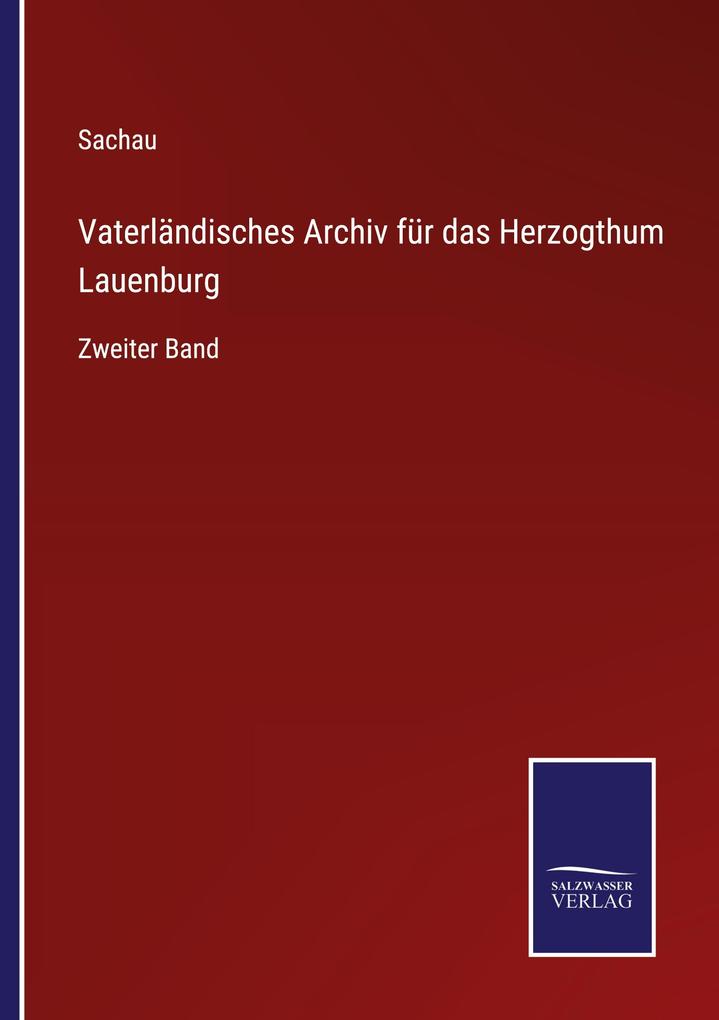 Vaterländisches Archiv für das Herzogthum Lauenburg