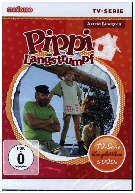 Pippi Langstrumpf - TV-Serien Komplettbox [5 DVDs SOFTBOX]