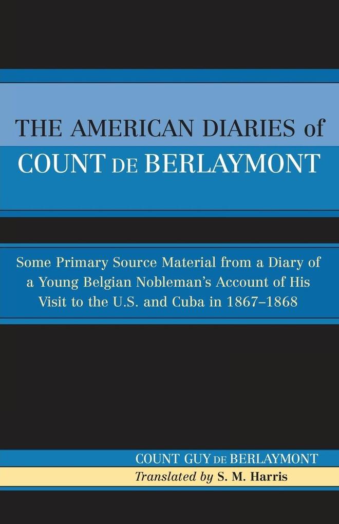 American Diaries of Count de Berlaymont