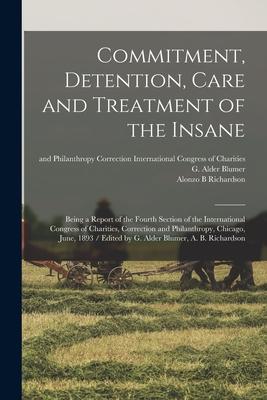 Commitment Detention Care and Treatment of the Insane: Being a Report of the Fourth Section of the International Congress of Charities Correction a