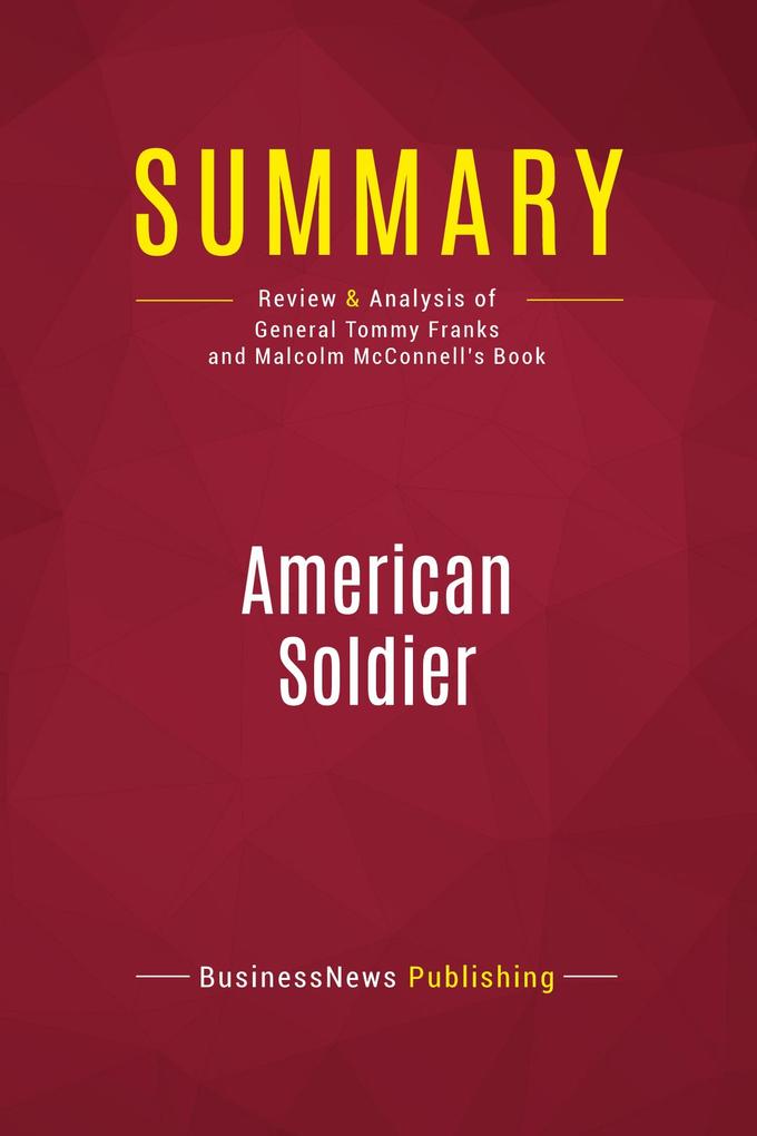 Summary: American Soldier
