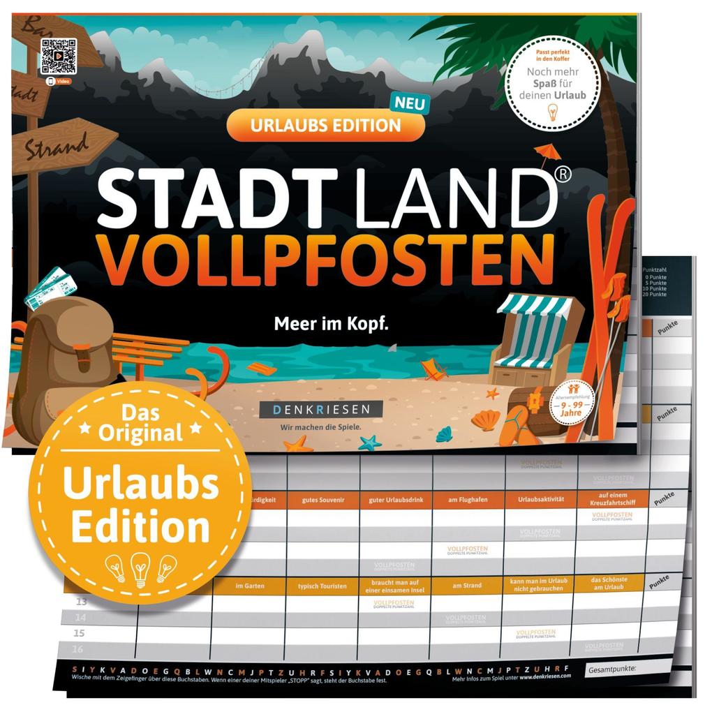 DENKRIESEN - STADT LAND VOLLPFOSTEN® - URLAUBS EDITION - 'Meer im Kopf.' - A4