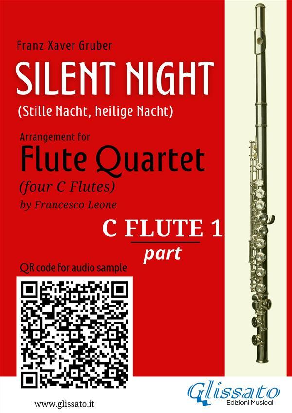 Flute 1 part Silent Night for Flute Quartet
