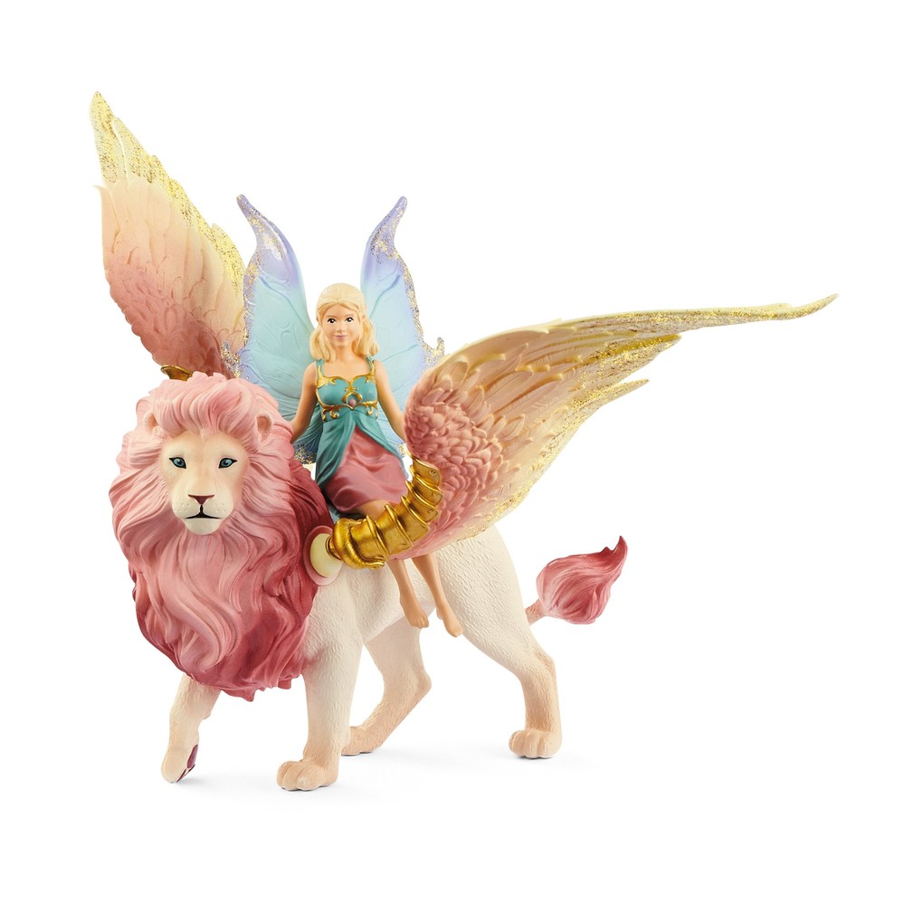 Schleich 70714 - Bayala Elfe auf geflügeltem Löwe