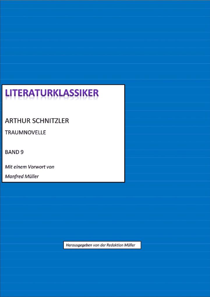 Arthur Schnitzler - Die Traumnovelle