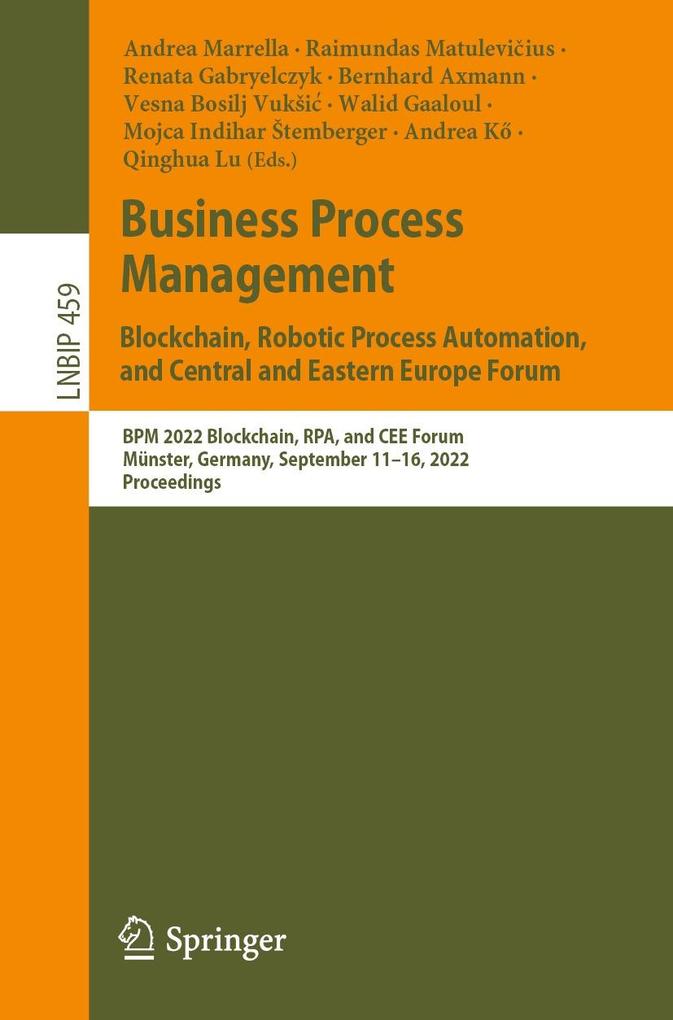 Business Process Management: Blockchain Robotic Process Automation and Central and Eastern Europe Forum
