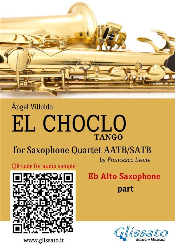 Alto Saxophone part El Choclo tango for Sax Quartet