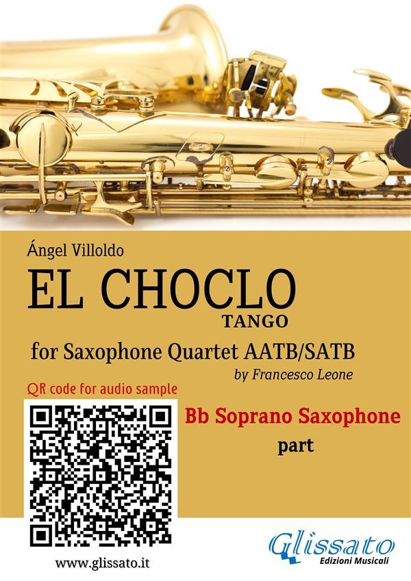 Soprano Saxophone part El Choclo tango for Sax Quartet