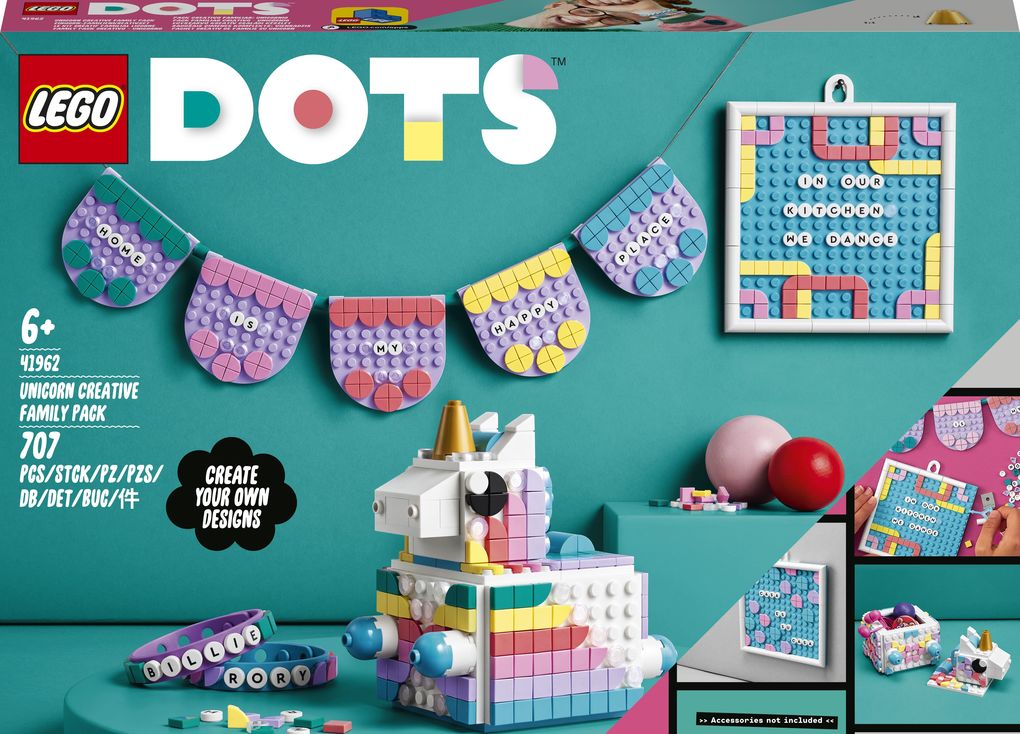 Image of LEGO® DOTS - 41962 Einhorn Familienkreativset