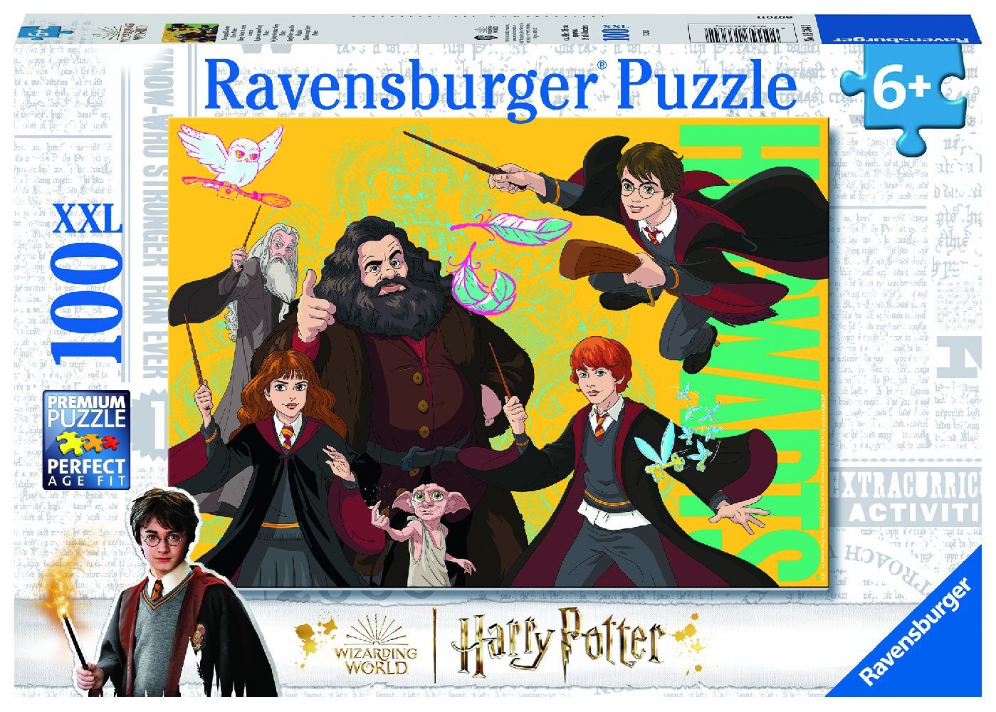 Ravensburger Kinderpuzzle 13364 - Der junge Zauberer Harry Potter - 100 Teile XXL Harry Potter Puzzle für Kinder ab 6 Jahren