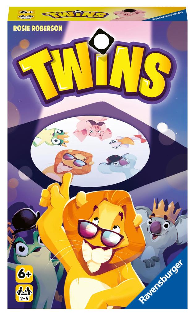 Ravensburger 20960 - Twins - Karten-Reaktionsspiel Spiel für Kinder und Familien ab 6 Jahren - Gesellschaftspiel geeignet für 2-5 Spieler