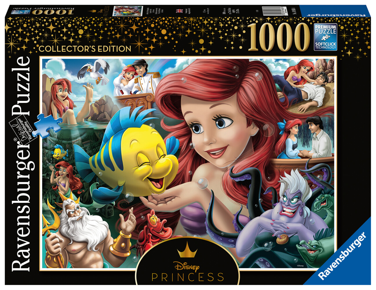 Ravensburger Puzzle 16963 - Arielle die Meerjungfrau - 1000 Teile Disney Puzzle für Erwachsene und Kinder ab 14 Jahren