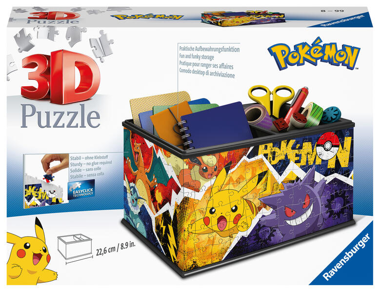 Ravensburger - Aufbewahrungsbox Pokémon 216 Teile