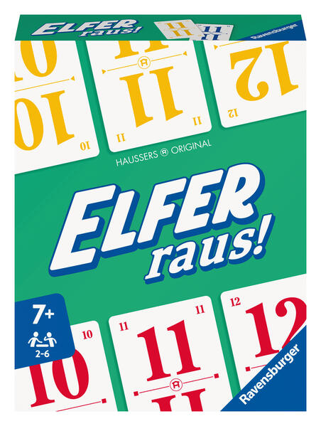 Ravensburger Elfer raus! Der Klassiker Kartenspiel 2 - 6 Spieler Spiel ab 7 Jahren für Kinder und Erwachsene